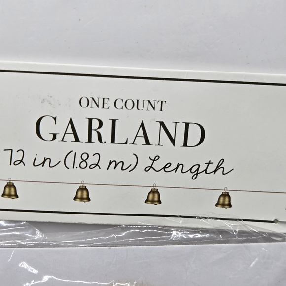 Set of 5 Vintage Style Brass Bells on a string Rope cord Garland 72 In Length - Picture 6 of 8